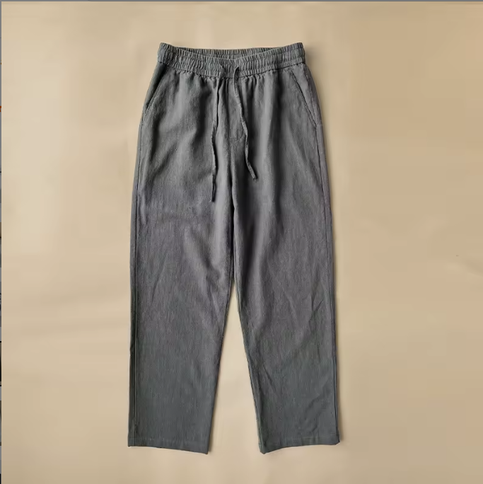 Vanbury Relaxed Linen Trousers – Men's